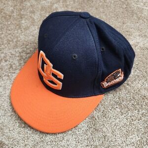 Oregon State Beavers Top of the World Hat Navy Orange Stretch Fit OS Benny Cap